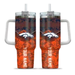 customized denver broncos chevron stripe orange curved tumbler best selling.webp