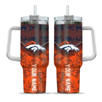 customized denver broncos chevron stripe orange curved tumbler best selling.webp