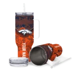 customized denver broncos chevron stripe orange curved tumbler best selling.webp
