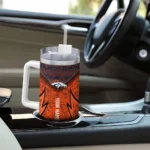 customized denver broncos chevron stripe orange curved tumbler best selling.webp