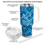 customized detroit lions bold diamonds blue curved tumbler best selling.webp