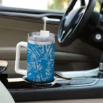 customized detroit lions burst swirl blue curved tumbler best selling.webp