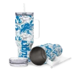 customized detroit lions camo mashup blue white curved tumbler best selling.webp