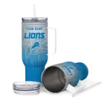 customized detroit lions gradient dots blue curved tumbler best selling.webp