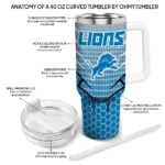 customized detroit lions hex texture blue curved tumbler best selling.webp
