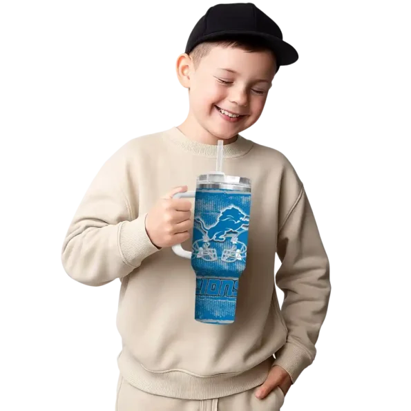 customized detroit lions honey streaks blue curved tumbler latest model.webp