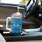 customized detroit lions honey streaks blue curved tumbler best selling.webp