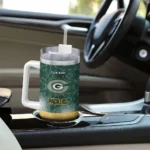 customized green bay packers geometric prism green curved tumbler best selling.webp