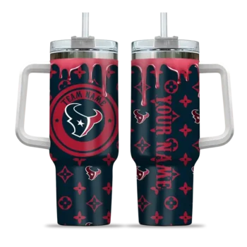 customized houston texans bullseye drips blue curved tumbler best selling.webp