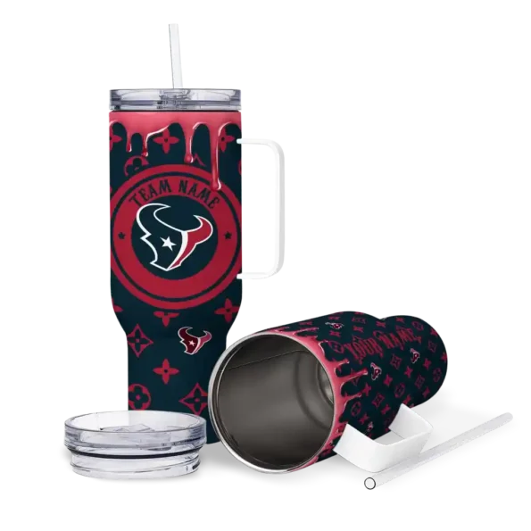 customized houston texans bullseye drips blue curved tumbler high quality.webp