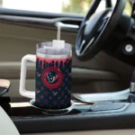 customized houston texans bullseye drips blue curved tumbler best selling.webp