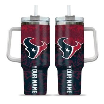 customized houston texans chevron stripe blue curved tumbler best selling.webp