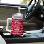 customized houston texans marbled stripes blue curved tumbler best selling.webp