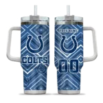 customized indianapolis colts bold diamonds blue curved tumbler best selling.webp