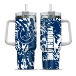 customized indianapolis colts burst swirl blue curved tumbler best selling.webp