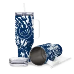customized indianapolis colts burst swirl blue curved tumbler best selling.webp