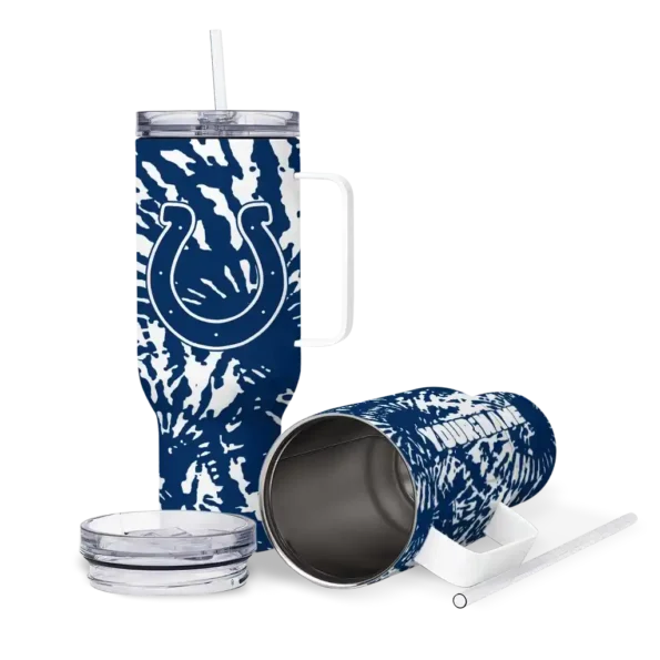 customized indianapolis colts burst swirl blue curved tumbler high quality.webp