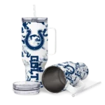 customized indianapolis colts camo mashup blue white curved tumbler best selling.webp