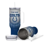 customized indianapolis colts gradient dots blue curved tumbler best selling.webp