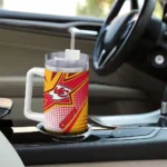 customized kansas city chiefs arrow burst red curved tumbler best selling.webp