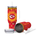 customized kansas city chiefs bullseye drips red curved tumbler best selling.webp