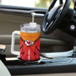 customized kansas city chiefs chevron stripe red curved tumbler best selling.webp