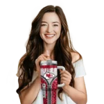 customized kansas city chiefs leopard zipper red curved tumbler best selling.webp