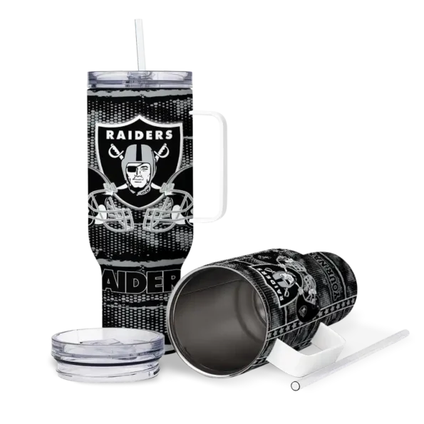 customized las vegas raiders honey streaks black curved tumbler high quality.webp