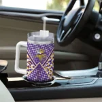 customized minnesota vikings chevron angle purple curved tumbler best selling.webp