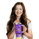 customized minnesota vikings geometric prism purple curved tumbler best selling.webp