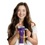 customized minnesota vikings hexagon armor purple curved tumbler best selling.webp