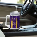 customized minnesota vikings hexagon armor purple curved tumbler best selling.webp