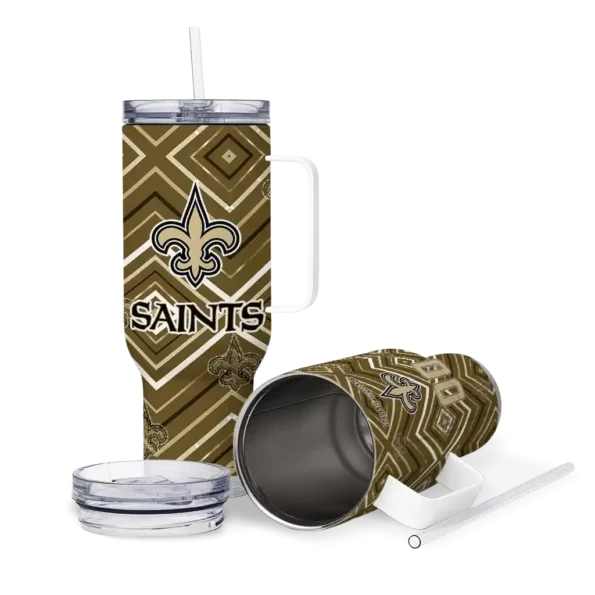 customized new orleans saints bold diamonds gold curved tumbler high quality.webp