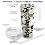 customized new orleans saints camo mashup gold white curved tumbler best selling.webp