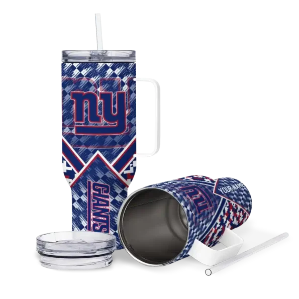 customized new york giants chevron angle blue curved tumbler high quality.webp
