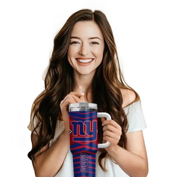 customized new york giants chevron layers blue curved tumbler premium grade.webp