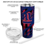customized new york giants claw cut blue black curved tumbler best selling.webp