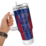 customized new york giants hexagon armor blue curved tumbler best selling.webp