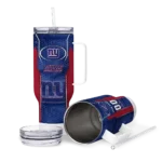 customized new york giants hexagon armor blue curved tumbler best selling.webp