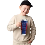 customized new york giants hexagon armor blue curved tumbler best selling.webp