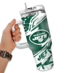 customized new york jets abstract paths green curved tumbler best selling.webp