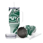 customized new york jets arrow burst green curved tumbler best selling.webp