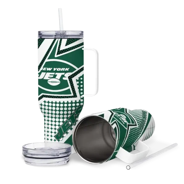 customized new york jets arrow burst green curved tumbler high quality.webp
