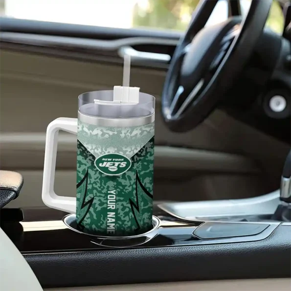 customized new york jets chevron stripe green curved tumbler trendy.webp