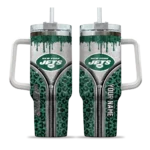 customized new york jets leopard zipper green curved tumbler best selling.webp