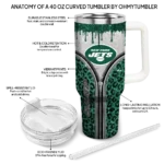 customized new york jets leopard zipper green curved tumbler best selling.webp