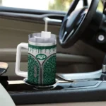 customized new york jets leopard zipper green curved tumbler best selling.webp