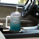 customized philadelphia eagles gradient dots green curved tumbler best selling.webp