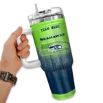 customized seattle seahawks gradient dots blue curved tumbler best selling.webp