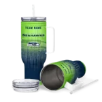 customized seattle seahawks gradient dots blue curved tumbler best selling.webp